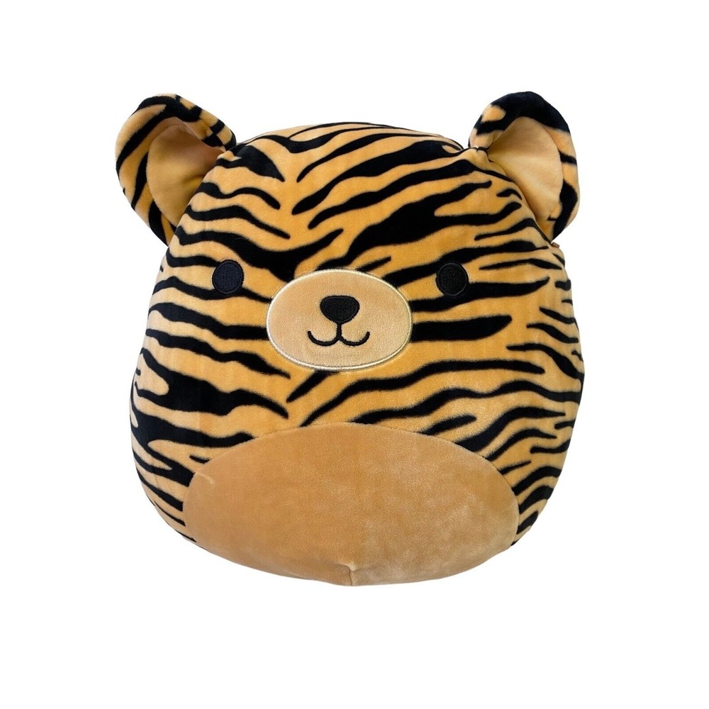 Squishmallow Tina the Tiger 12" Orange and Black Plush Kellytoy Stuffed Animal